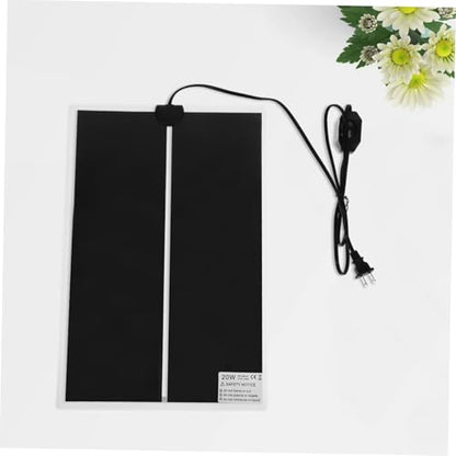 LIOOBO Adjustable Reptile Temperature Controller Pad Heat Insulation for Snake Puppy Glass Container 20w Power Us Voltage