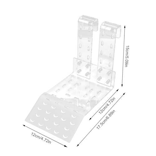Zerodis Turtle Basking, Transparent Tortoise Resting Terrace Aquatic Reptile Basking Turtle Hanging Ramp Climbing Shelf for Aquarium(TB) - color: Tb