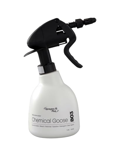 Sprayers Plus 803 Handheld Trigger Chemical Sprayer, Viton & Specialized Seals, Long Reach Cleaning for Lawn and Garden,Bleach Safe with 316 Stainless Steel Spring,General Purpose,1.44Litres - color: 803 General Purpose