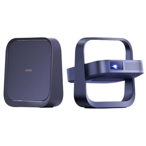 XGIMI Elfin Flip Laser 1080P Portable Projector, Bedroom & Backyard | RGB Triple Laser, 1600 ISO Lumens, Netflix Licensed, Harman Kardon Audio, Auto Focus, Foldable Design, Indoor & Outdoor