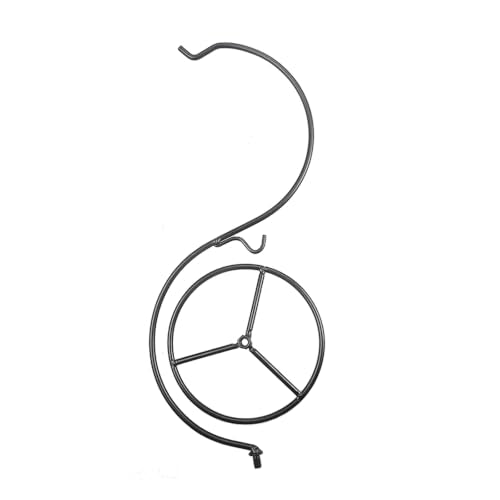 YY YEARCHY Ornament Display Stand Holder Home Wedding Decoration Rack for Hanging Glass Globe Air Plant Flower Pot Stand Iron Pot Hook Stand Terrarium Witch Ball (1, 13.4"*4.9") | Home Wedding Decoration Rack for Hanging Glass Globe Air Plant Flower Pot T