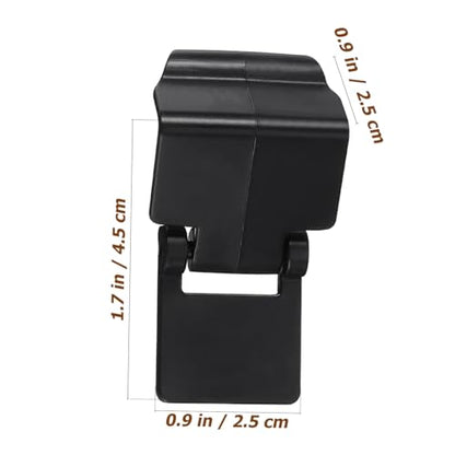 Kisangel 6Pcs Glass Pet Tank Latch Escape Prevention Buckles for Reptile Feeding Box Turtle Terrarium Lock Lightweight Design for Habitat Environment