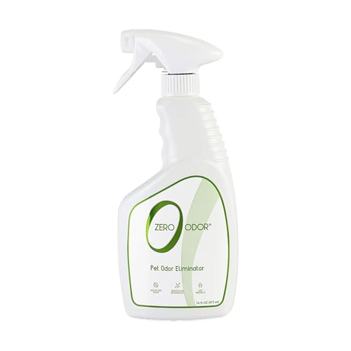 Zero Odor Pet Odor Eliminator Spray for Dog & Cat Urine, Carpet Deodorizer | Enzyme free, Urine Smell Eliminator for Pet Beds, Litter Areas & Furniture, 16 FL OZ - size: 16 Fl Oz (Pack of 1)