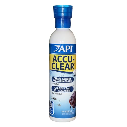 API ACCU-CLEAR Freshwater Aquarium Water Clarifier 8-Ounce Bottle - size: 8-Ounce