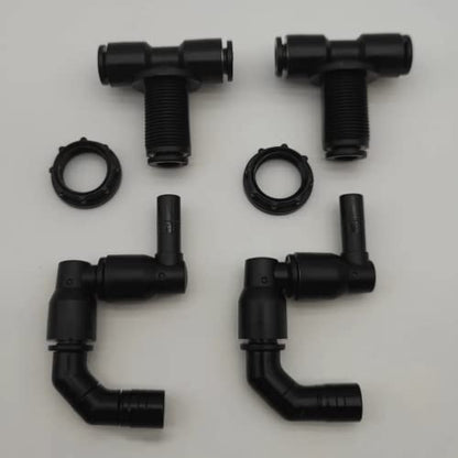 2-Pack Reptile Mister Nozzles - 1/4'' Reptile Fogger Fine Mist Nozzles for Terrarium, Paludarium, Vivarium, Plants, Amphibians, Tank - size: Single Nozzle*2