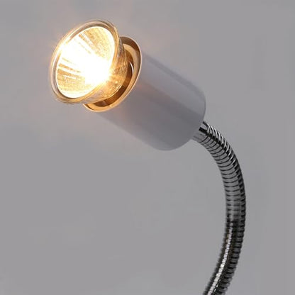 Alomejor Reptile Heat Lamp, 75W 360 Rotatable Basking Light, Aquarium Heating Lamp for Turtle, Lizard, Snake