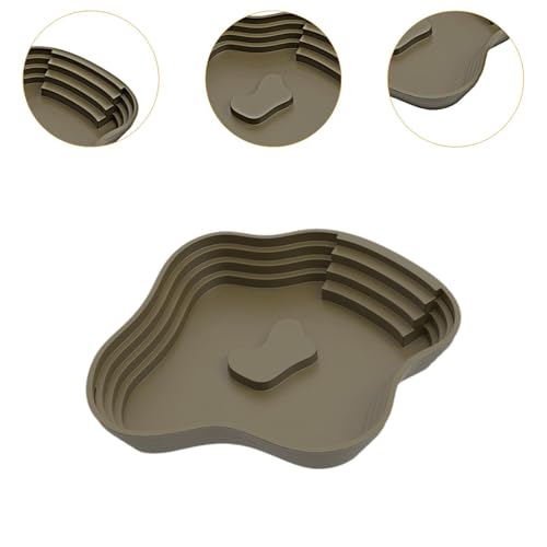 Reptile Bathing Pool Tortoise Water Dish Lizards Habitat Turtle Bath for Gecko Tortoise, Green S - color: Green S