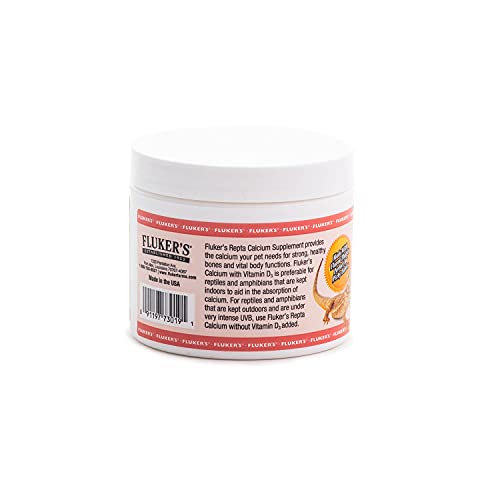 Fluker's Strawberry Banana Flavored Repta Calcium with Vitamin D3, 4 oz - size: 4-Ounces