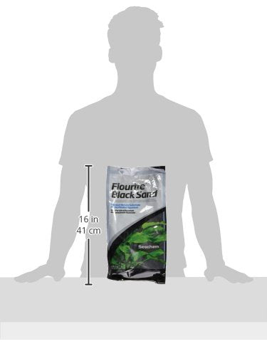 Seachem Fluorite Black Sand Substrate, 7.7lb (Pack of 4) - size: 7.7lb (Pack of 4)