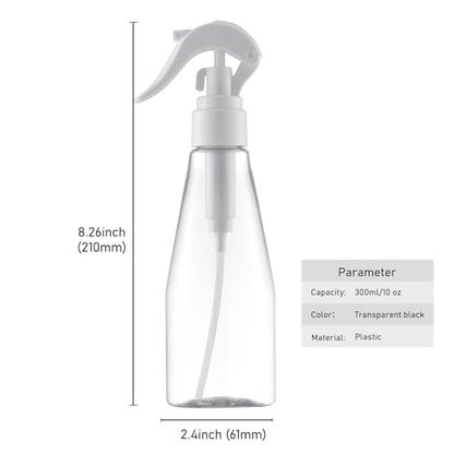 10 oz Continuous Spray Bottle for Hair, Ultra-Fine Water Spray Bottle for Cleaning, Plants, Pets (Plastic, White, 300ml) - color: white