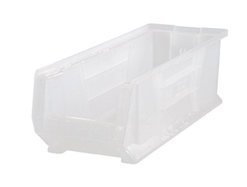 Quantum Storage QUS950 Plastic Stacking Hulk Container - 23-7/8" x 8-1/4" x 7" - 6 Pack - color: Clear