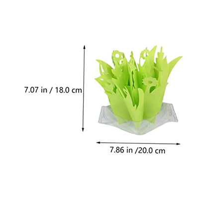 2pcs Reptile Humidifier Plant Design Non-electric Air Moisturizer for Tortoise and Reptile Enclosures Energy-efficient Water Absorption System