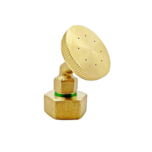 Misting Nozzle,Heavy Duty Garden Hose Mister Nozzle, Adjustable Water Spray Pattern From Powerful Jet To Mist,Ideal For Misting Delicate Plants (8-Hole, 1) - size: 8-Hole