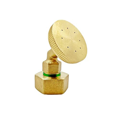 Misting Nozzle,Heavy Duty Garden Hose Mister Nozzle, Adjustable Water Spray Pattern From Powerful Jet To Mist,Ideal For Misting Delicate Plants (8-Hole, 1) - size: 8-Hole