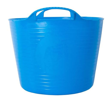 Red Gorilla Small Flexible Plastic Tub, Toy Storage, Laundry, Gardening & More, 14 Liter/3.7 Gallons, Blue - color: Blue