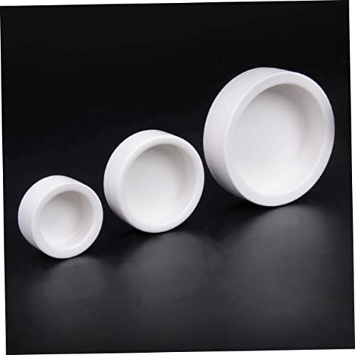UKCOCO 2pcs Reptile Feeding Bowl Set Geckos Lizard Food Water Storage Basin Bowl for Reptiles Safe