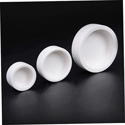 UKCOCO 2pcs Reptile Feeding Bowl Set Geckos Lizard Food Water Storage Basin Bowl for Reptiles Safe
