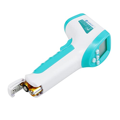 No-Touch Medical Grade Forehead Thermometer, Blue | For Adults, Kids, and Infants, Digital Temporal Touchless, LCD Display - color: Green White