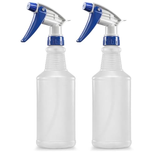 Bar5F Set of 2 Empty Spray Bottles, 16 oz | Premium, NBR Gasket, Superior Hydrocarbon Resistance, Ideal for Auto Detailing & Industrial Cleaning - size: Pack of 2