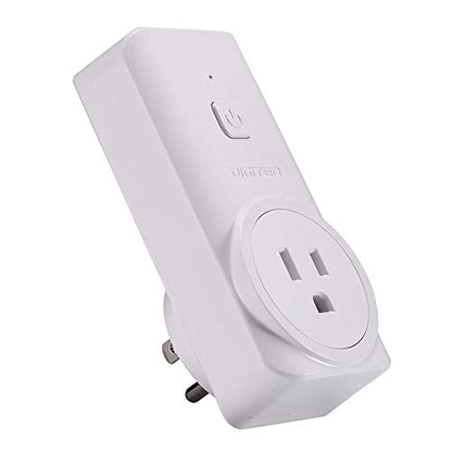DIGITEN Wireless Temperature Controlled Outlet, Digital Plug-in Thermostat with Remote Control, Built-in Temp Sensor, Heating & Cooling for A/C, Fans, Heaters (Remote Detects Temperature)