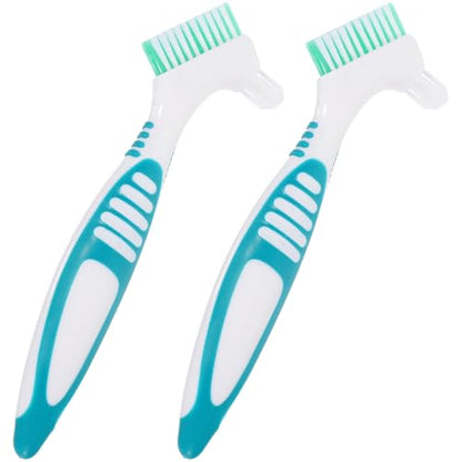 SUPVOX 2pcs Double-Sided Turtle Shell Cleaning Brush for Aquatic Turtles and Tortoises, Portable Mini Household Mud Remover Scrub Tool for Reptile Tank Maintenance