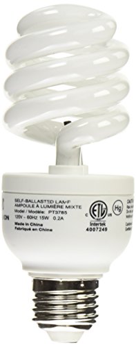 Exo Terra Natural Light Ion, Reptile Terrarium Deodorizing Light Bulb, 15 Watts, PT3785 - size: 15 Watts