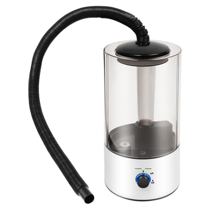 4L Reptile Humidifier Fogger with Adjustable Hose Automatic Atomizer Tank Large Capacity Amphibians Herps Terrariums Misting System for Terrarium Geckos Snakes Turtles Lizards Frogs