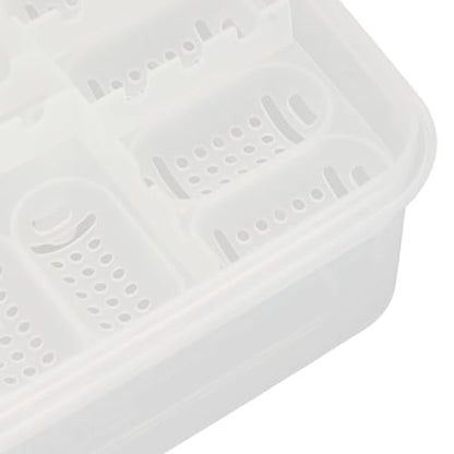 16 Grids Reptile Breeding Box, Reptile Incubator Professional Plastic Reptile Breeding Box Hatching Incubator for Amphibians Snakes Lizards Turtles Tortoises Geckos