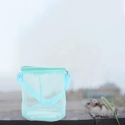 Luxshiny Portable Outdoor Small Animal Carrier Breathable Cloth Guinea Pig Rat Hamster Bag with Shoulder Strap for Travel and Daily Use
