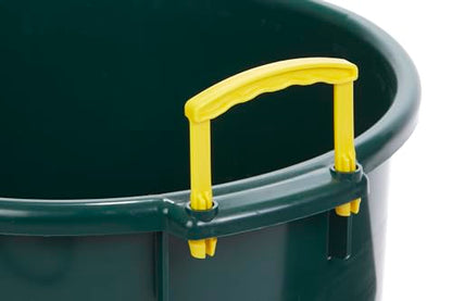Little Giant® Plastic Muck Tub | Durable & Versatile Utility Bucket with Handles | Muck Bucket | Durable Handles | 70 Quart | Green - color: Green, size: 70 quart