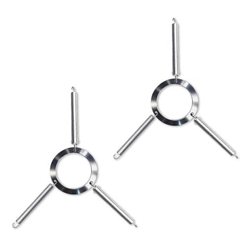 Upgraded Mounting Spring Clips for Reptile Habitat Lighting Domes (2 Pack) - Universal Terrarium Lid Clamps, Secure Heat Lamp Dome Lock Stainless Steel Material - size: 2Pack