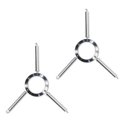 Upgraded Mounting Spring Clips for Reptile Habitat Lighting Domes (2 Pack) - Universal Terrarium Lid Clamps, Secure Heat Lamp Dome Lock Stainless Steel Material - size: 2Pack