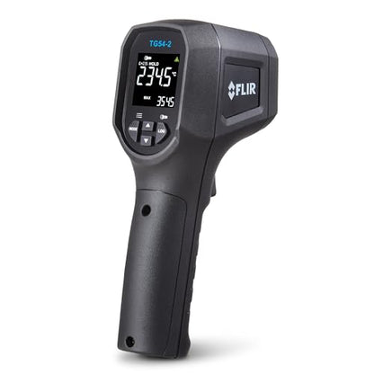 Flir TG54-2 Infrared Spot Thermometer, -22 to 1562F, 20:1 | Non-contact, 20:1 distance-to-spot, color display, IP65, 3m drop, 9V battery (8hr), lanyard - style: TG54-2