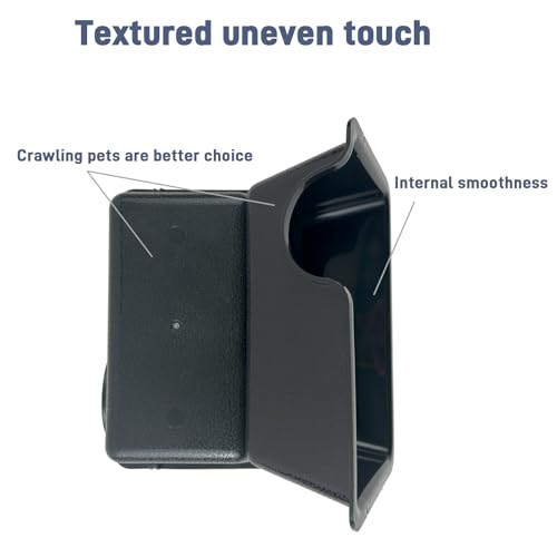 Durable Small Reptile Hide Box, Ball Python Hide, Leopard Gecko Hide, Bearded Dragon Hide, Easy to Clean Reptile Hides Cave for Tank, Snake Hide Enclosure (7.48" x 4.72" x 2.56") - size: Small