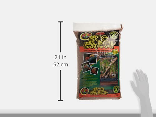 Zoo Med Eco Earth Loose Coconut Fiber Substrate | For Reptiles, For Amphibians, For Small Animals, For Insects, For Terrariums - size: 8 quart
