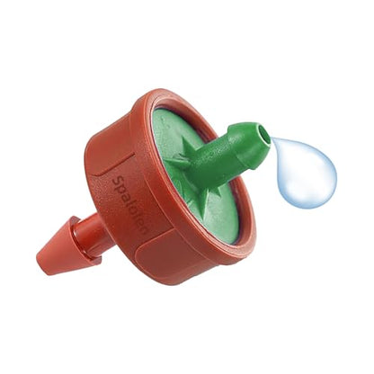 60PCS 0.25 GPH Pressure Compensating Drip Irrigation Spot Watering Drippers/Emitters, Self-Cleaning Constant Flow Drip Irrigation Emitters Heads Irrigation Drippers Parts for Drip Irrigation System - color: 60PCS, size: 0.25 GPH