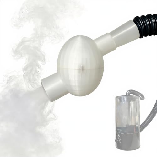 Magnetic Terrarium Fogger Adapter, Reptile Humidifier, Fits Mesh Lid, Dual Tubing for 1 Inch & 20mm Hose for Turtle, Frog, Gecko, Snake, Lizard Vivarium. (Translucent) - color: Translucent