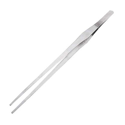 Comfecto 15 Inch Extra Long Tweezers Stainless Steel Straight Serrated Tip, Non Slip Reptile Feeding Tweezer Tongs Tool for Aquarium Aquascaping Cooking | Non Slip Reptile Feeding Tweezer Tongs Tool for Aquarium Aquascaping Cooking - style: Straight Tip -