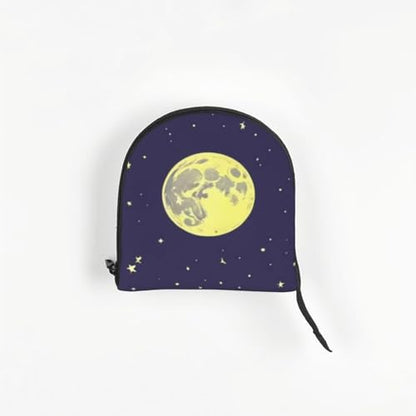 Small Pet Carrier Purse Bag, Sky with Moons Stars Print Shoulder Bag for Dogs Cats, Puppy Tote Travel Handbag - color: Sky With Moons Stars