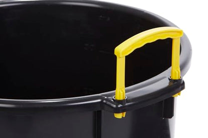 Little Giant® Plastic Muck Tub | Durable & Versatile Utility Bucket with Handles | Muck Bucket | Durable Handles | 40 Quart | Black - color: Black, size: 40 quart