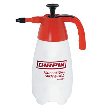 Chapin 1003 Made in USA 48 Ounce Farm and Field Hand Sprayer with Ergonomic Handle, Anti Clog Filter, Adjustable Nozzle, for Spraying Plants, Lawns, Weeds, Insects, Fertilizer, Translucent White
