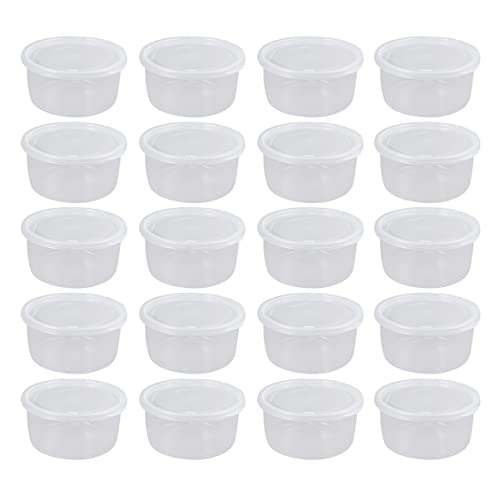 UKCOCO 20pcs Reptile Feeding Boxes Semi-Transparent Breeding Container with Ventilated Design for Lizards Snakes and Pets Quarantine Habitat