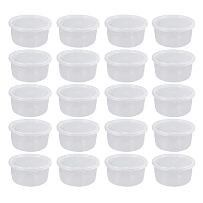 UKCOCO 20pcs Reptile Feeding Boxes Semi-Transparent Breeding Container with Ventilated Design for Lizards Snakes and Pets Quarantine Habitat