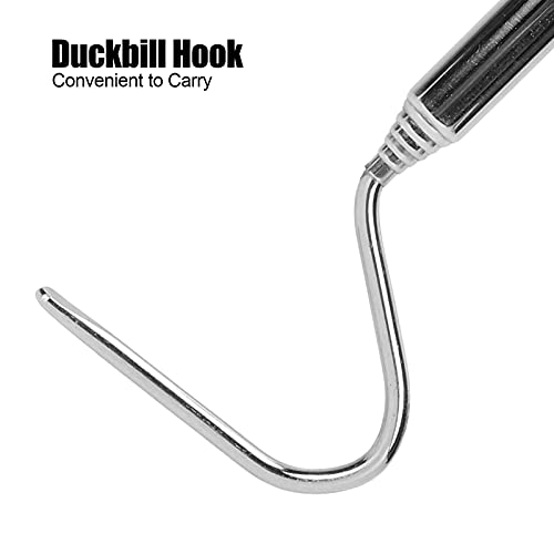 TITA-DONG Snake Catcher, Heavy Duty Snake Tongs Reptile Grabber Catcher Tool, Long Handle Reptile Wide Jaw Tongs Reptile Catching Equipment for Catching Handling Grabber Separate Small Pet Snake