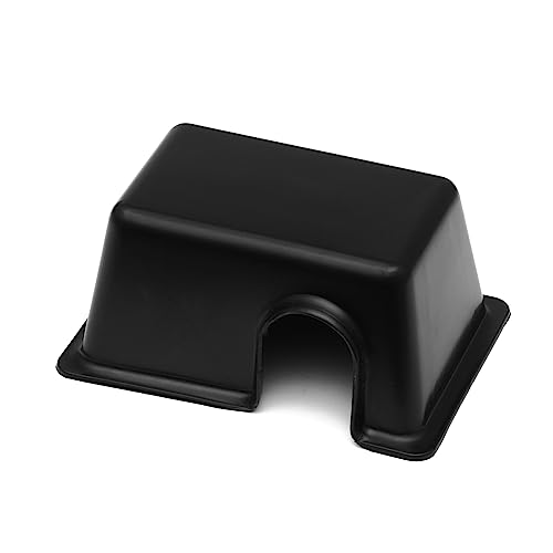 Jungle Bob - Rectangular Hide Box for Reptiles & Snakes - Durable Plastic - Creates A Dark Retreat to Reduce Pet Stress - Economical Reptile Hides for Terrariums - Small - 5.5" x 3.75" x 2.5" - size: Small, style: 1 Pack