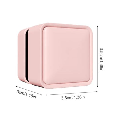 Fish Tank Magnetic Glass Cleaner Small Powerful Scrubber Brush | Fish Tank Cleaning Tools for Home Kitchen Living Room Saltwater Algae Turtle Reptile Terrarium Water Wall Betta Fish Tank - color: Pink
