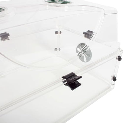Medium Seed and Herb Domed Propagator with Vented Side Height Extension and Security Clip Set,Green - size: Medium with 1 Height Extender and Clips