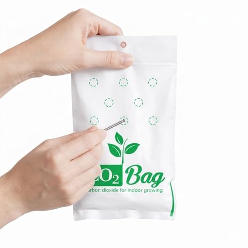 CO2BAG® M - Natural CO2 Generator for Grow Tents, Indoor Plants & Greenhouses | Boosts Growth, Yield & Harvest Speed | Organic Hydroponic Supplement | Compact & Maintenance-Free (Medium 1-Pack) - size: Medium, 1-Pack
