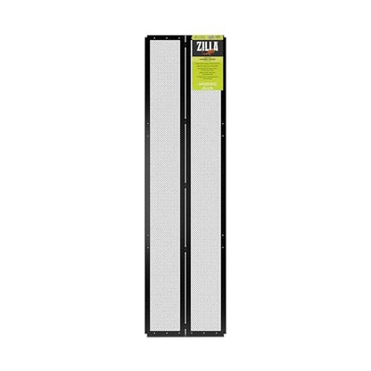 Zilla Fresh Air Screen Cover with Center Hinge, Secure and Durable Metal Mesh Cover for Reptile Terrariums, 48 x 13 inches - size: 48" x 13"