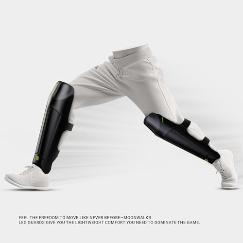 moonwalkr Leg Guard 2.0 Cricket Gear - color: Black